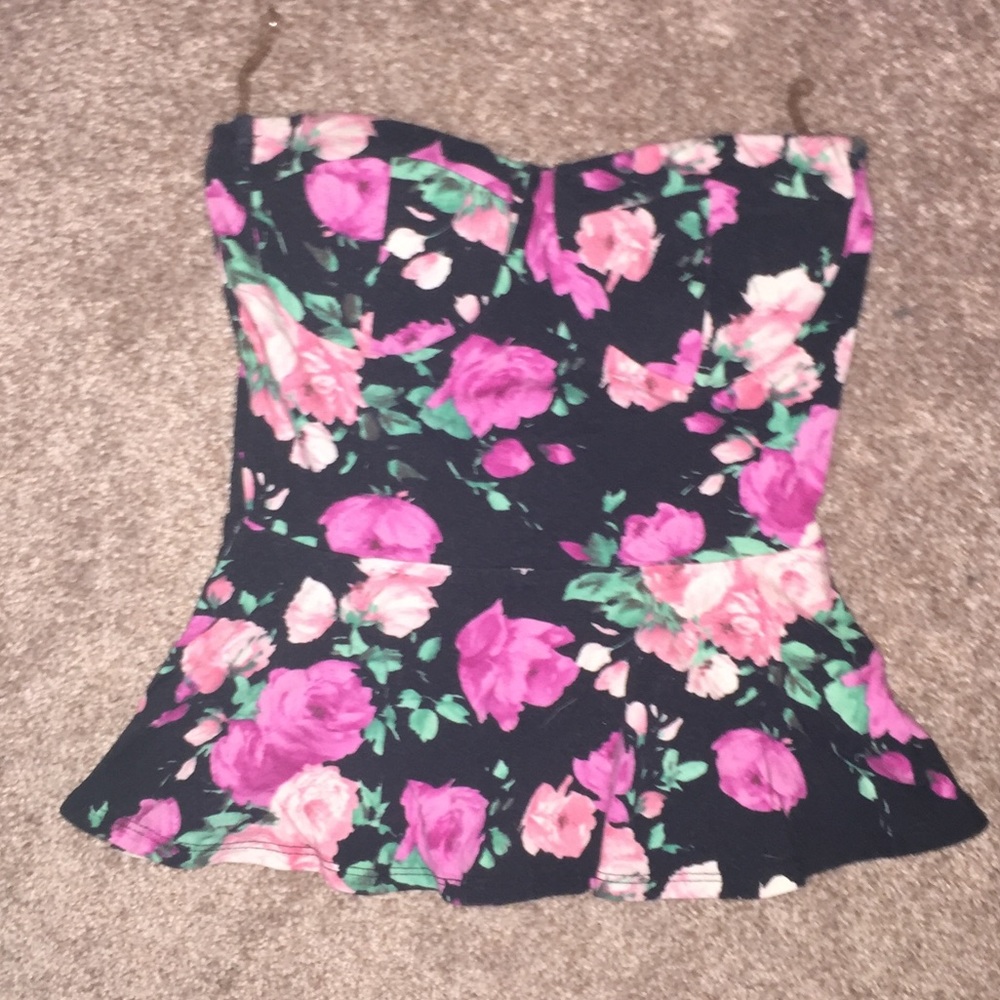 Flower peplum